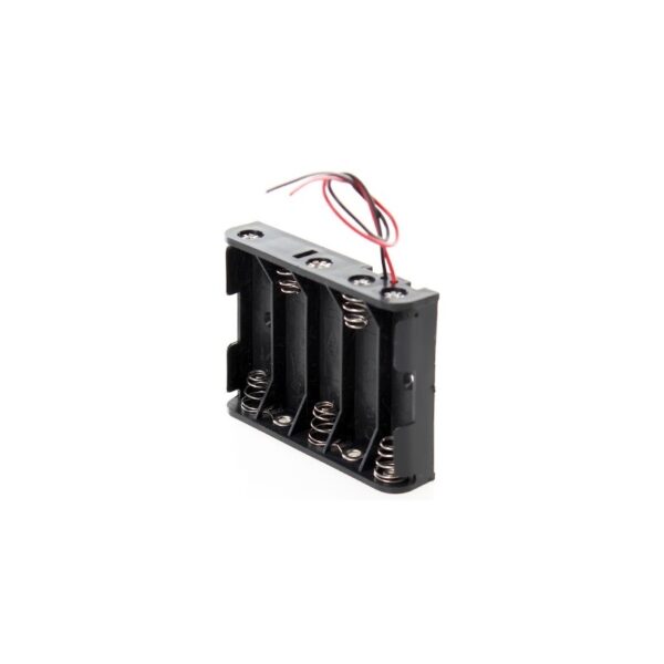 PORTAPILAS *5 AA CON CABLES - Imagen 2