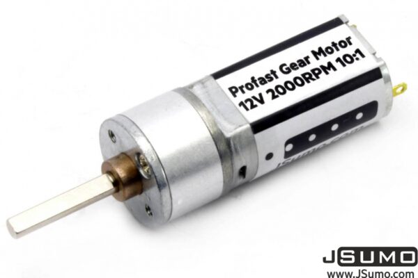 MOTOR CORE 12V PROFAST 2000RPM JSUMO SEGUIDOR DE LINEA