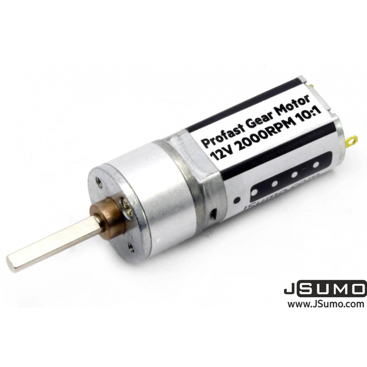 MOTOR CORE 12V PROFAST 2000RPM JSUMO SEGUIDOR DE LINEA