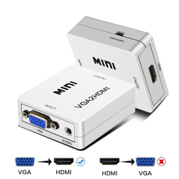 CONVERSOR VGA A HDMI, 1 VIA - Imagen 2