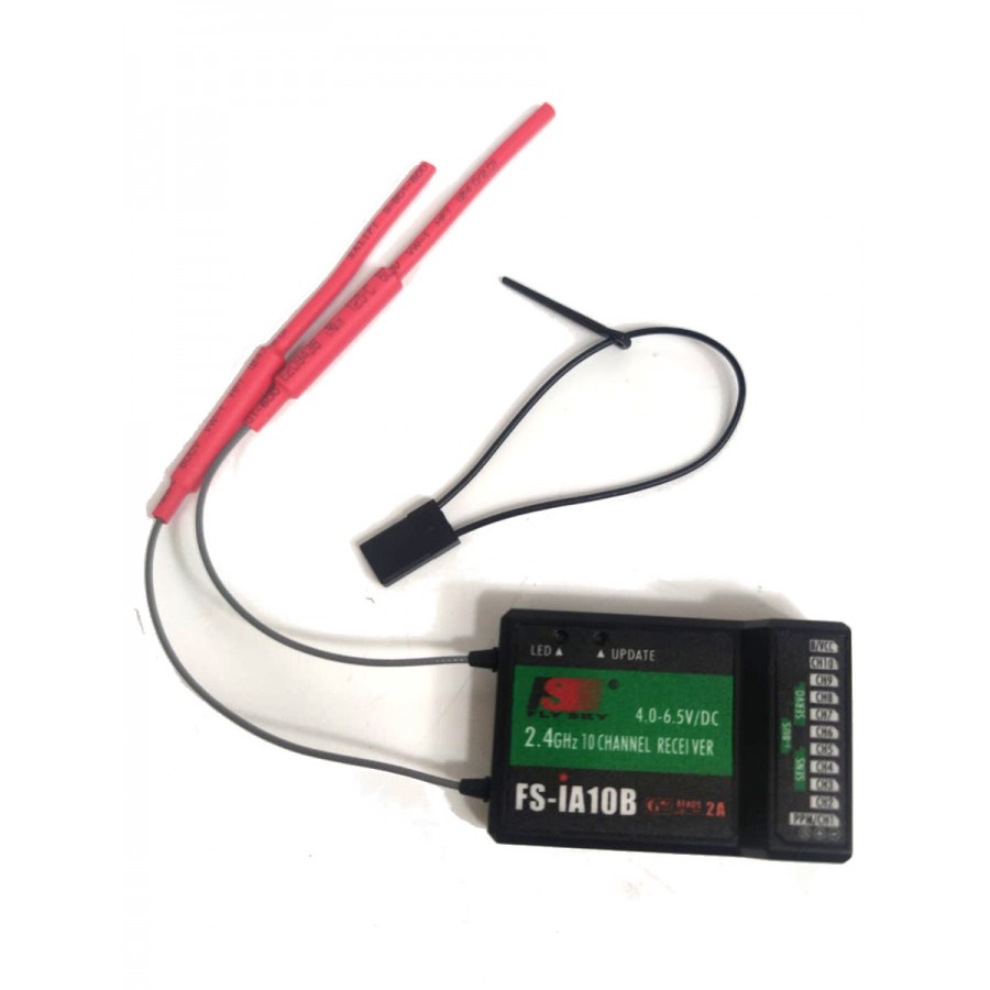 RECEPTOR 10 CANALES TURNIGY IA10B 2.4GHZ AFHDS 2A - Imagen 2