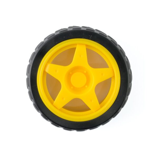 LLANTA DE GOMA PARA MOTORREDUCTOR TT 65*28MM - Imagen 5