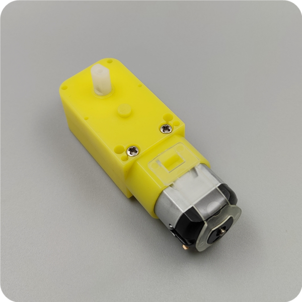 MOTORREDUCTOR TT 2 EJES AMARILLO 6VDC 120:1 PLÁSTICO