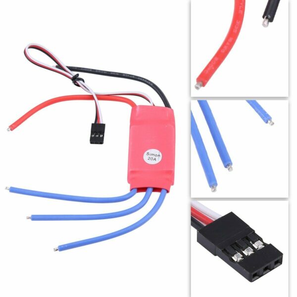 ESC 20A SIMONK PARA MOTOR BRUSHLESS - Imagen 2