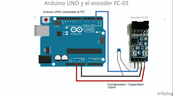 SENSOR INFRARROJO FOTOELÉCTRICO DE VELOCIDAD H ENCODER - Imagen 3