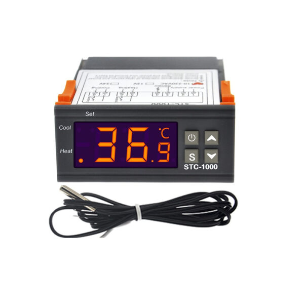 TERMOSTATO CONTROLADOR DE TEMPERATURA 100-220VAC SCT-1000