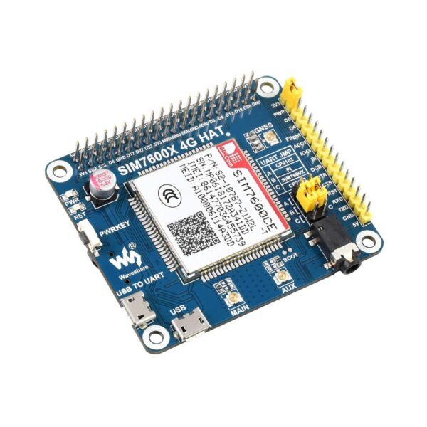 MÓDULO SHIELD SIM7600CE GSM 4G PARA RASPBERRY PI