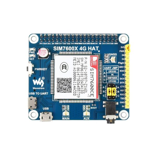 MÓDULO SHIELD SIM7600CE GSM 4G PARA RASPBERRY PI - Imagen 4