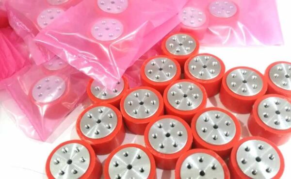PAR DE LLANTAS SLT20 SILICONA Y ALUMINIO 33*20MM ROBOT MINI SUMO JSUMO