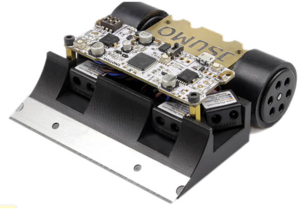 ROBOT MINI SUMO SHOGUN SIN EMSAMBLAR + CODIGO JSUMO - Imagen 2