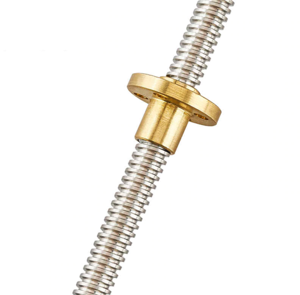 TORNILLO T8-2D8 400MM 8MM 1 HILO PITCH 2MM + TUERCA