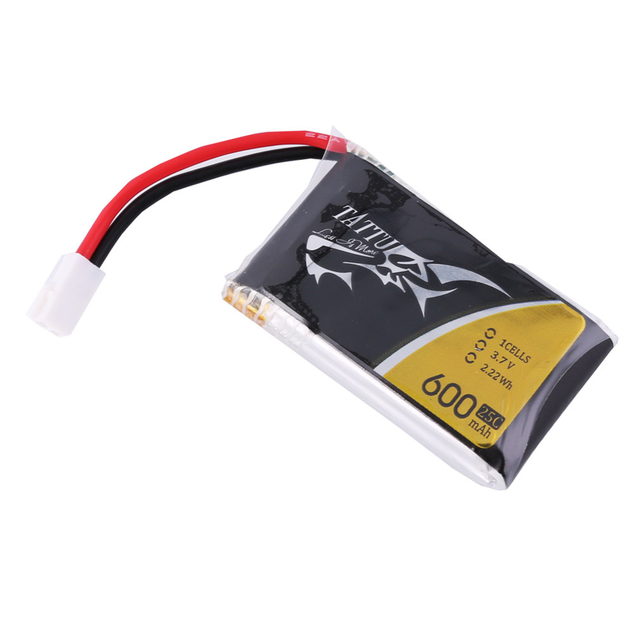BATERÍA LIPO 1S 3,7V 600MAH TATTU 25C