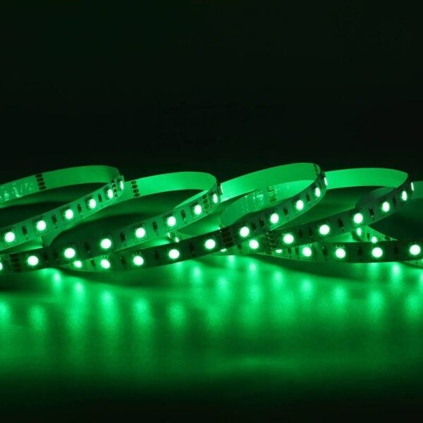 TIRA LED 5050 60LES/M 12V IP20 VERDE