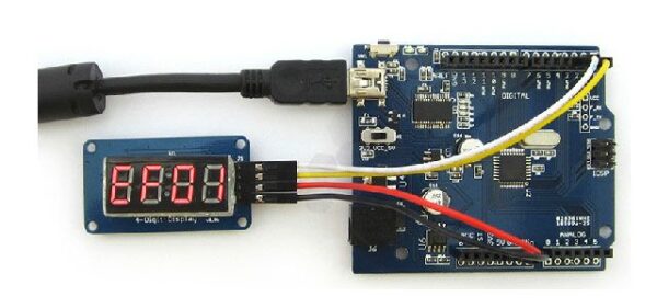 MÓDULO TM1637 4 BITS RELOJ ARDUINO - Imagen 2