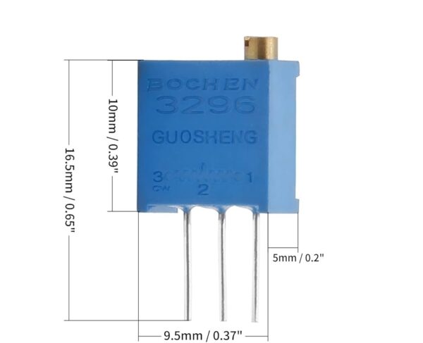 POTENCIOMETRO DE PRECISIÓN 3296 200K 204 - Imagen 3