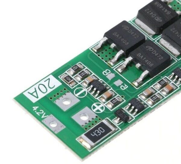 MÓDULO CARGADOR BATERÍA LITIO BMS 18650 2S 20A 18650 CON PROTECCIÓN - Imagen 2