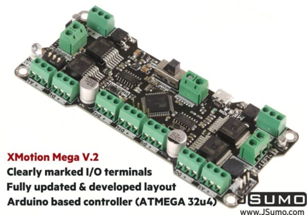 CONTROLADOR DE ROBOT XMOTION MEGA V2 30A JSUMO - Imagen 3