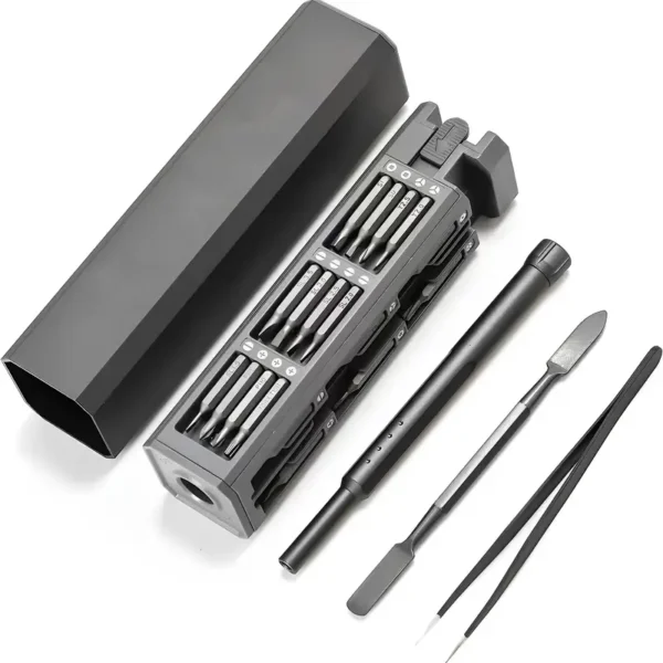 KIT DE DESTORNILLADORES 46 EN 1+ PINZA + ESPÁTULA DOBLE