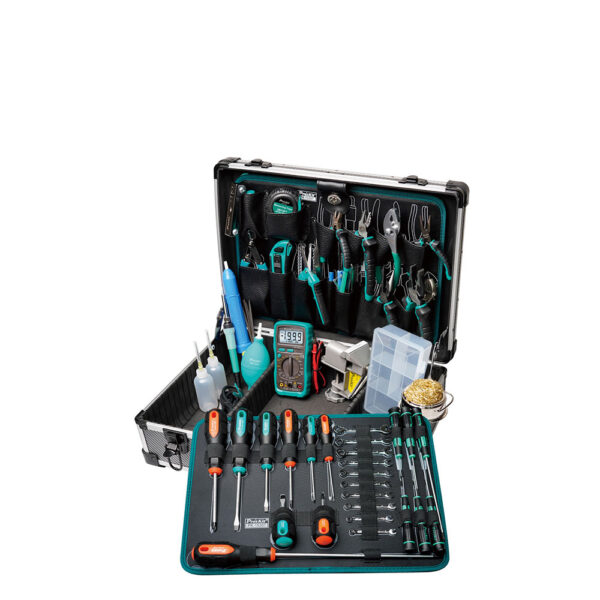 KIT DE HERRAMIENTAS DE ELECTRÓNICA Y SOLDADURA PK-15307EI