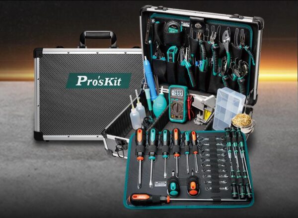 KIT DE HERRAMIENTAS DE ELECTRÓNICA Y SOLDADURA PK-15307EI - Imagen 3