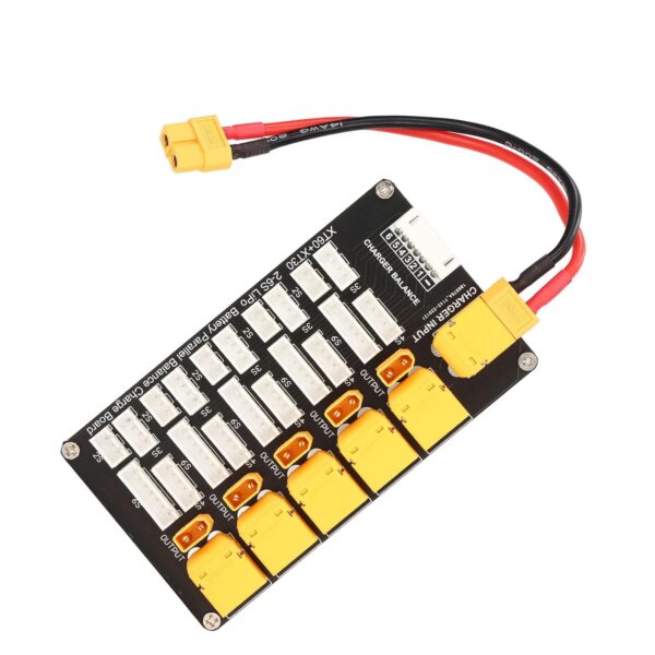 BASE PLACA PARALELA XT60/XT30 2 EN 1 PARA CARGADOR LIPO