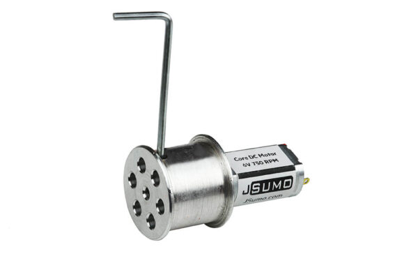 PAR DE LLANTAS STL20 SILICONA Y ACERO 33*20MM ROBOT MINI SUMO JSUMO - Imagen 3