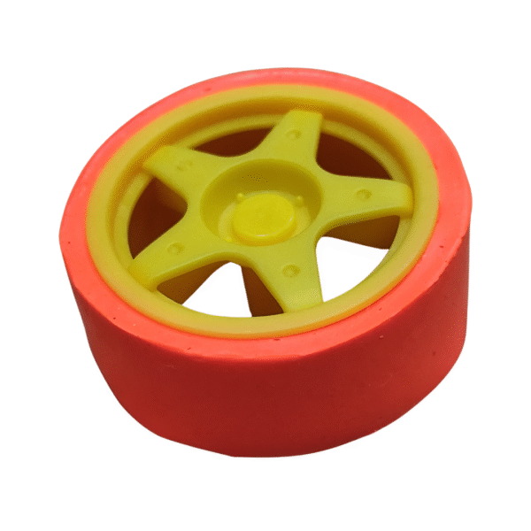 PAR DE LLANTAS DE 65MM CON SILICONA JSUMO PARA TT MOTOR - Imagen 3