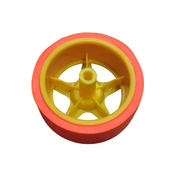 PAR DE LLANTAS DE 65MM CON SILICONA JSUMO PARA TT MOTOR - Imagen 4