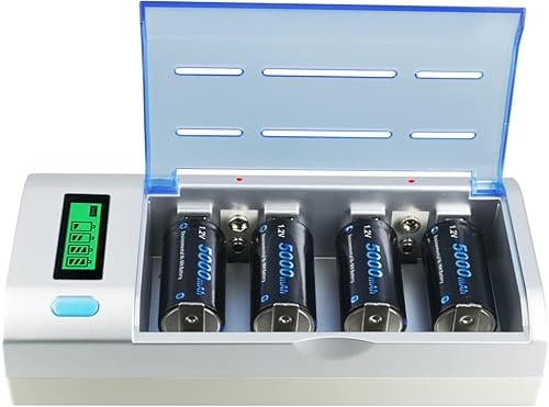 CARGADOR UNIVERSAL DE PILAS AA/AAA/ TIPO C/ TIPO D Y BATERÍAS 9V - Imagen 2