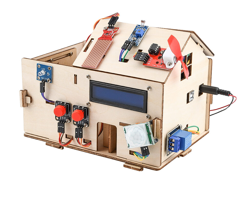 KIT CASA INTELIGENTE CON ARDUINO Y SENSORES STEAM