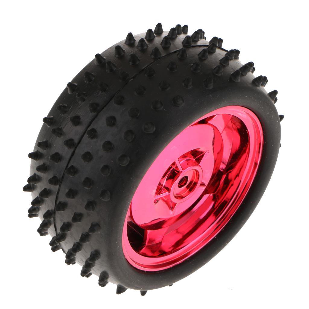 LLANTA ANTIDESLIZANTE 85*38MM ROJA (UNIDAD)