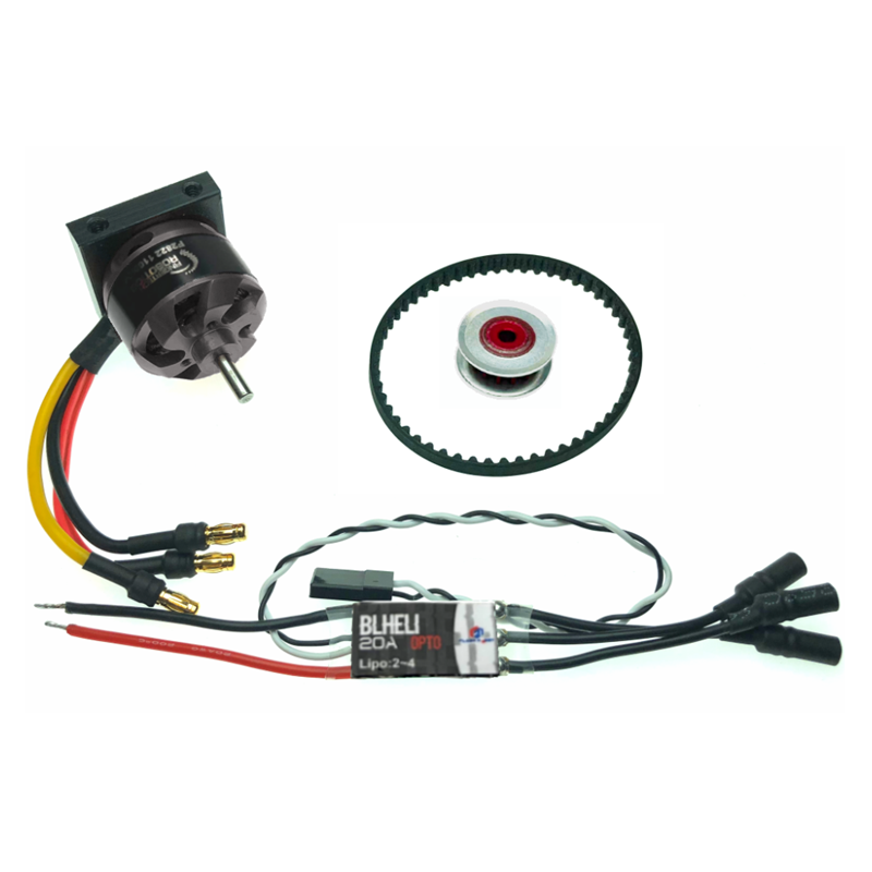 BEATER BAR ELECTRONICS 1 LB FINGERTECH - MOTOR BRUSHLESS - ESC - POLEA -BANDA