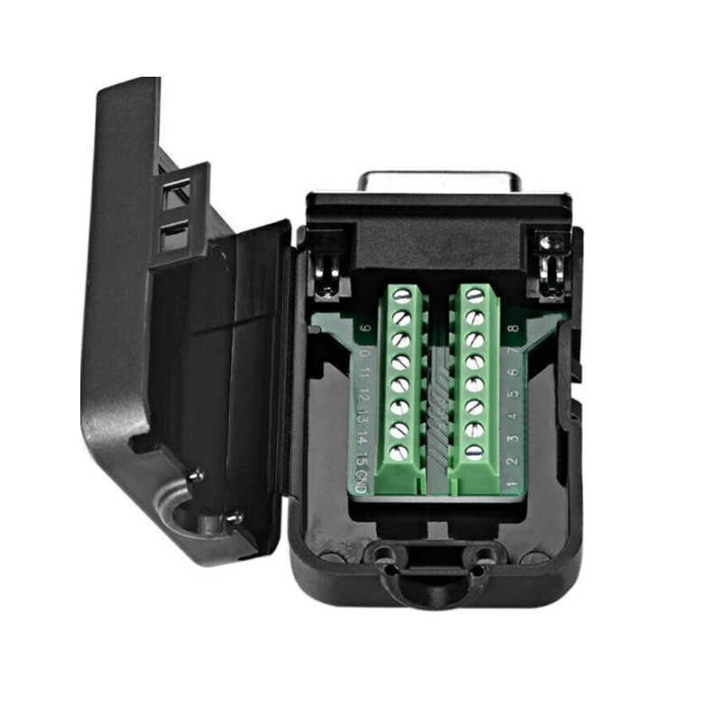 MÓDULO DB15 PARALELO HEMBRA DB15-M51-C CON BORNERAS 3,8MM CON CASE - Imagen 3