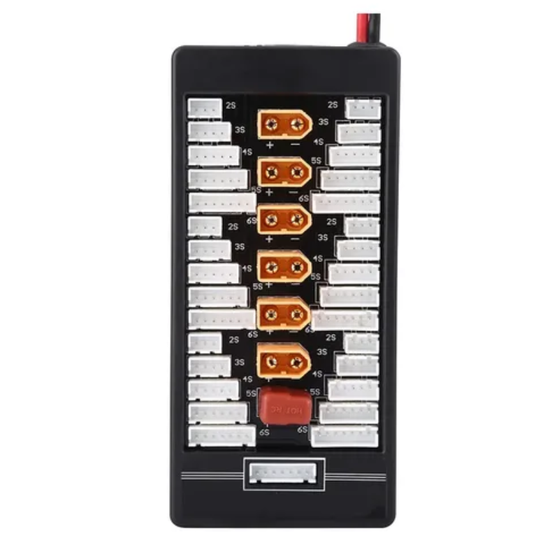 PLACA PARA CARGADOR BATERÍAS LIPO (EN PARALELO) B6 2S-6S (PLUGS XT-60)