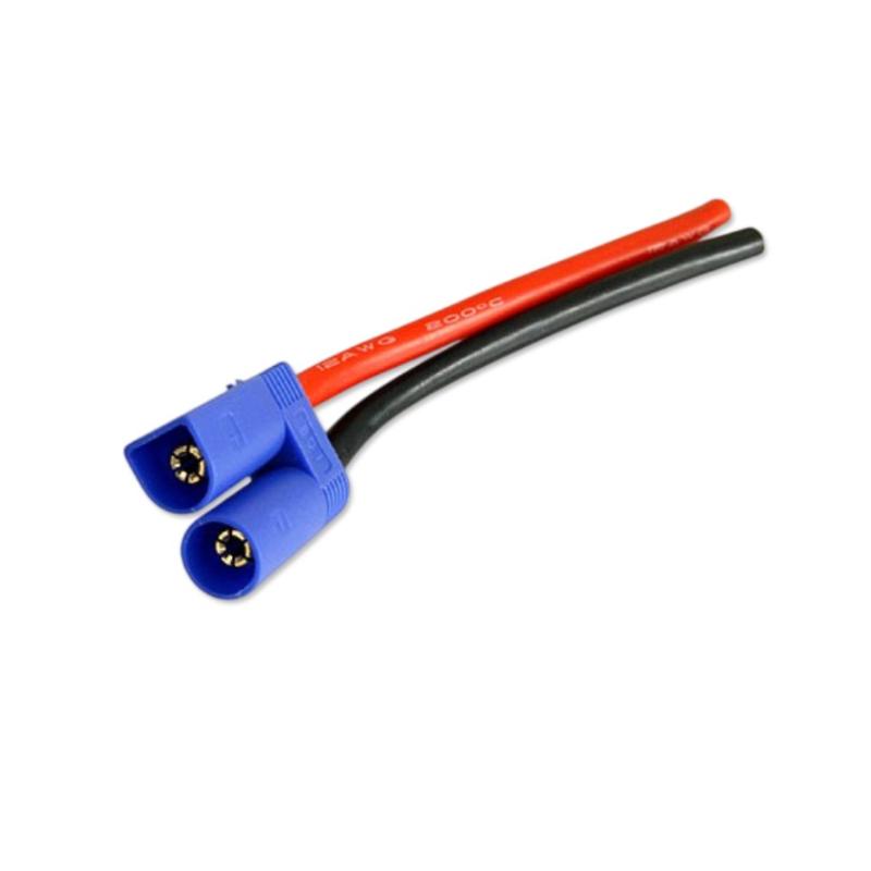 CABLE 10CM EC5 MACHO 12AWG - Imagen 2