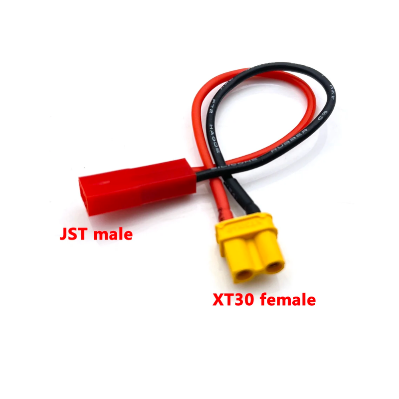 CABLE JST MACHO A XT30 HEMBRA 10CM 20AWG - Imagen 2